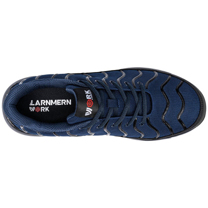 LARNMERN Steel Toe Puncture Proof Safety Shoes for Men Air Cushion Breathable Slip Resistant Work Sneakers #31270-2