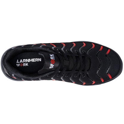 LARNMERN Steel Toe Puncture Proof Safety Shoes for Men Air Cushion Breathable Slip Resistant Work Sneakers #31270-2