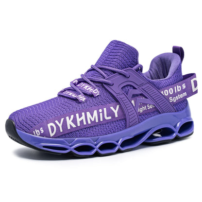 DYKHMILY Steel Toe Work Sneakers for Men Comfortable Lightweight Breathable Slip on Fashion Safety Shoe #91823