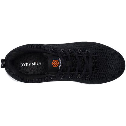 DYKHMILY Steel Toe Safety Shoes for Women Comfortable Lightweight Air Cushion Work Sneakers #91859